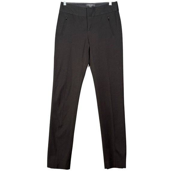Banana Republic Pants - Banana Republic Martin Fit Black Skinny Dress Pants Womens 2 Stretch Zip Pockets